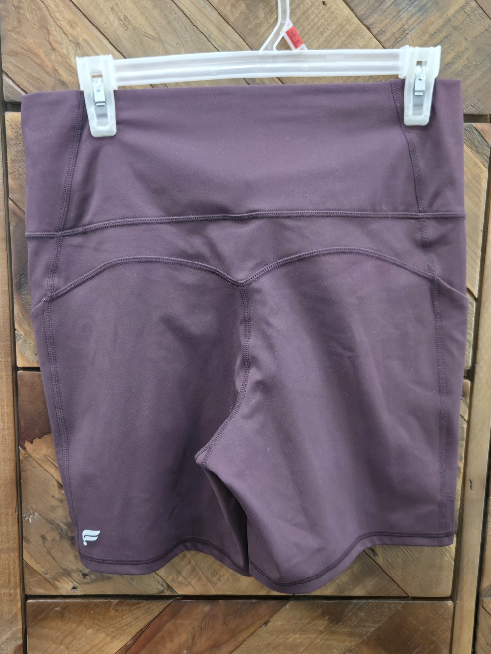 Fabletics Pureluxe High Waisted 6" Short Oxblood Color - Picture 5 of 7